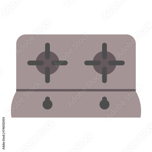 Stove Flat Style