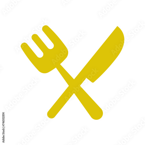 Fork and Knife Flat Style