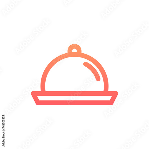 Cooking Pan Gradient Linear Style