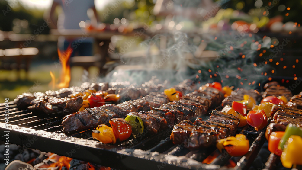 Flavors of Summer: Meat and Vegetables on the Backyard Grill Flavors of Summer: Meat and Vegetables on the Backyard Grill