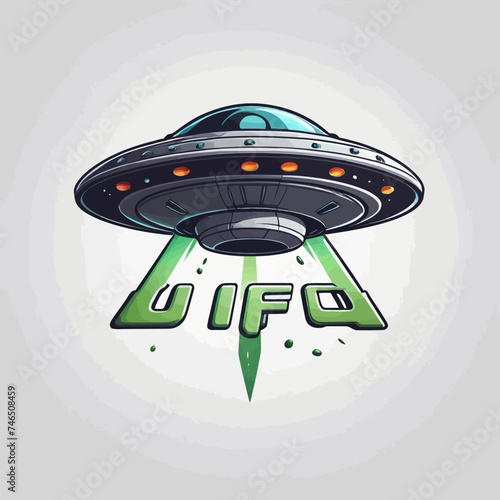 Ufo Cartoon Design Very Cool