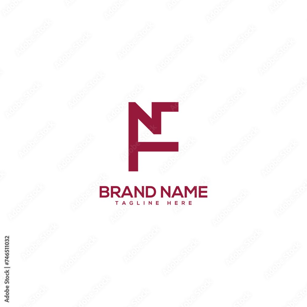 Modern creative letter FN NF logo design vector element. Initials business logo. Modern creative letter FN NF logo design vector element. Initials business logo.