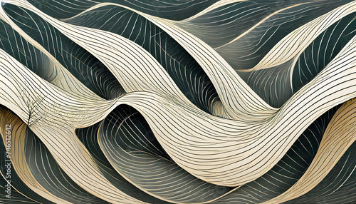 Nature's Algorithm: The Elegance of Linear Patterns and Continuous Curves in Mathematical Harmony
