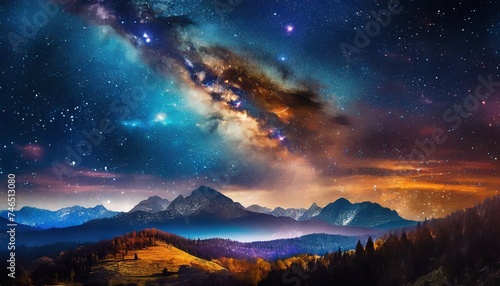 starry night sky © Frantisek
