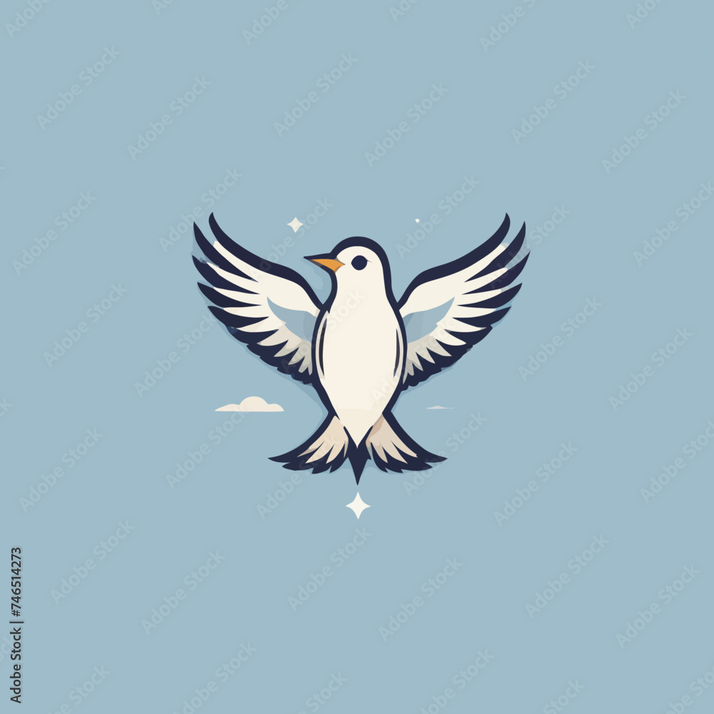 Obraz premium Bird logo Cartoon Design Very Cool