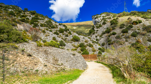 Desfiladero del Rio Purón Path, Montes Obarenes-San Zadornil Natural Park, Herrán, Las Merindades, Burgos, Castilla y León, Spain, Europe photo