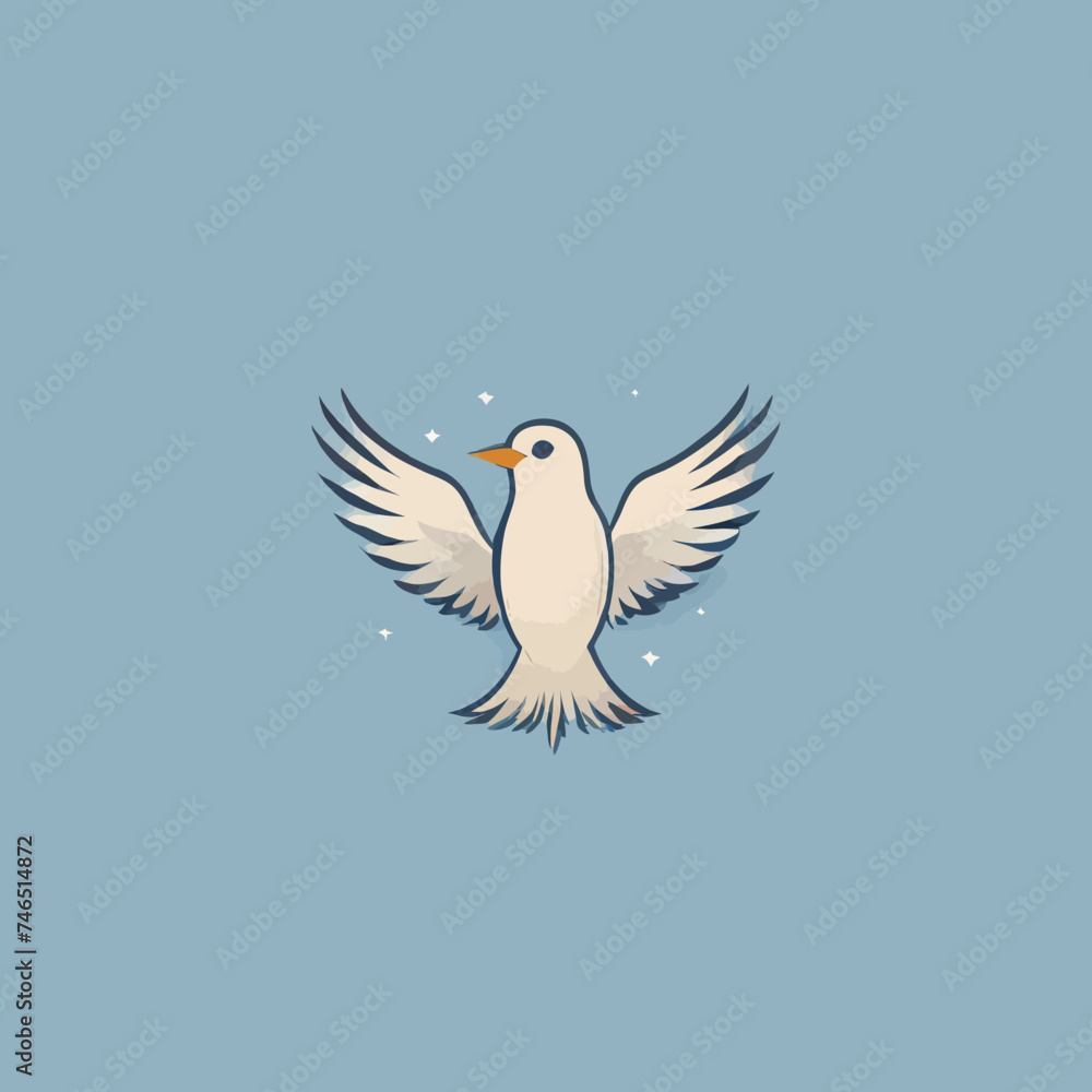 Obraz premium Bird logo Cartoon Design Very Cool