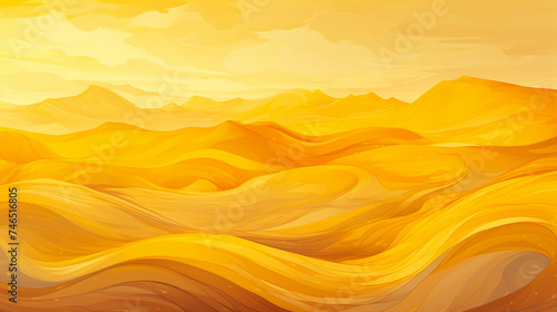 Abstract yellow wave background image. Beauty. Yellow wave. The concept of natural beauty