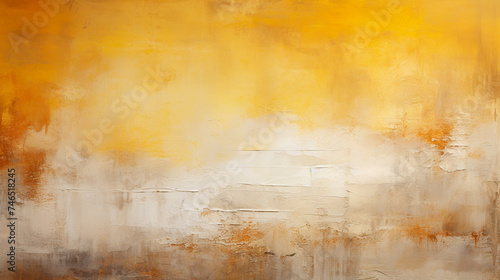 Abstract modern yellow background painting. Beauty. Natural beauty concept.