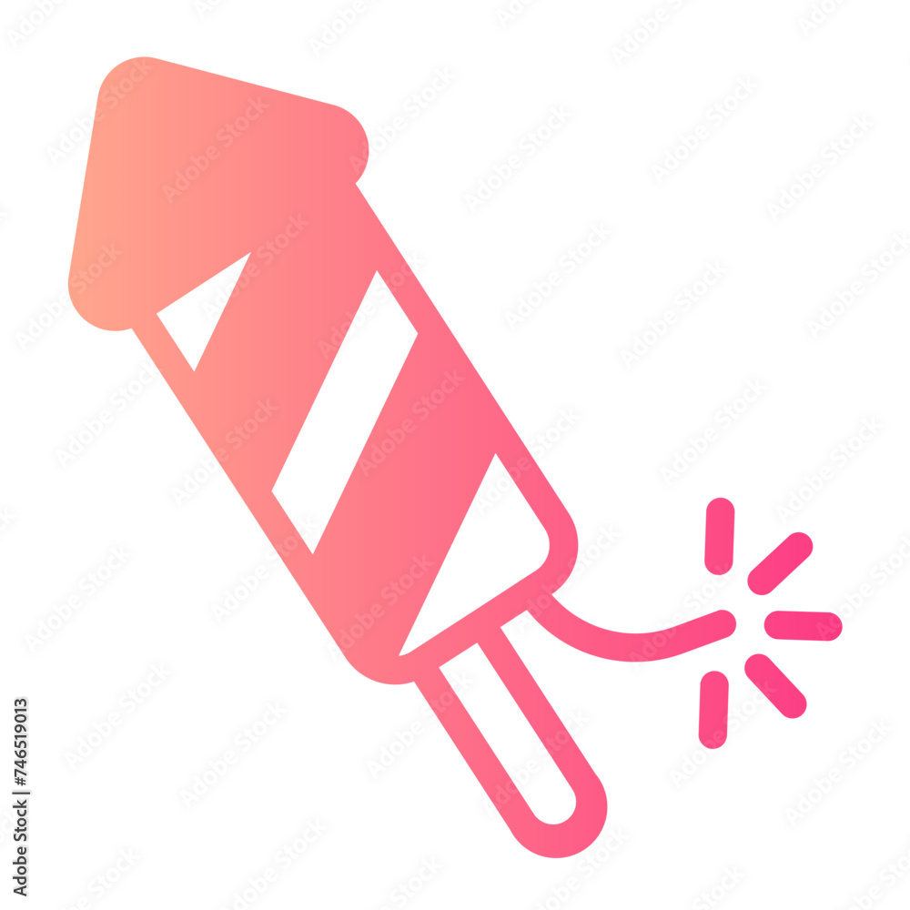 rocket gradient icon rocket gradient icon