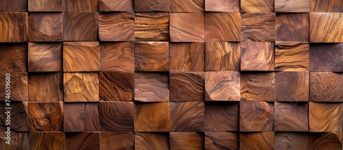 Closeup image of teak wood texture.