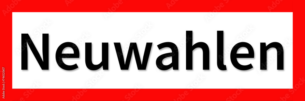 Neuwahlen Neuwahlen