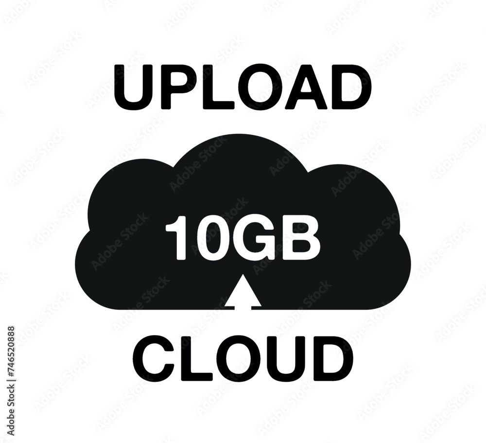 10 Gb capacity. Cloud upload for file storage and backup 10 Gb capacity. Cloud upload for file storage and backup