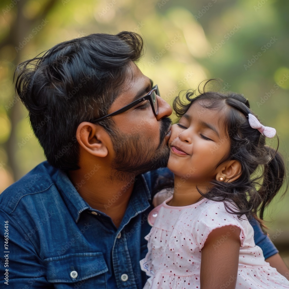A heartwarming moment between a father and his daughter. Fictional Character Created By Generated By Generated AI. A heartwarming moment between a father and his daughter. Fictional Character Created By Generated By Generated AI.