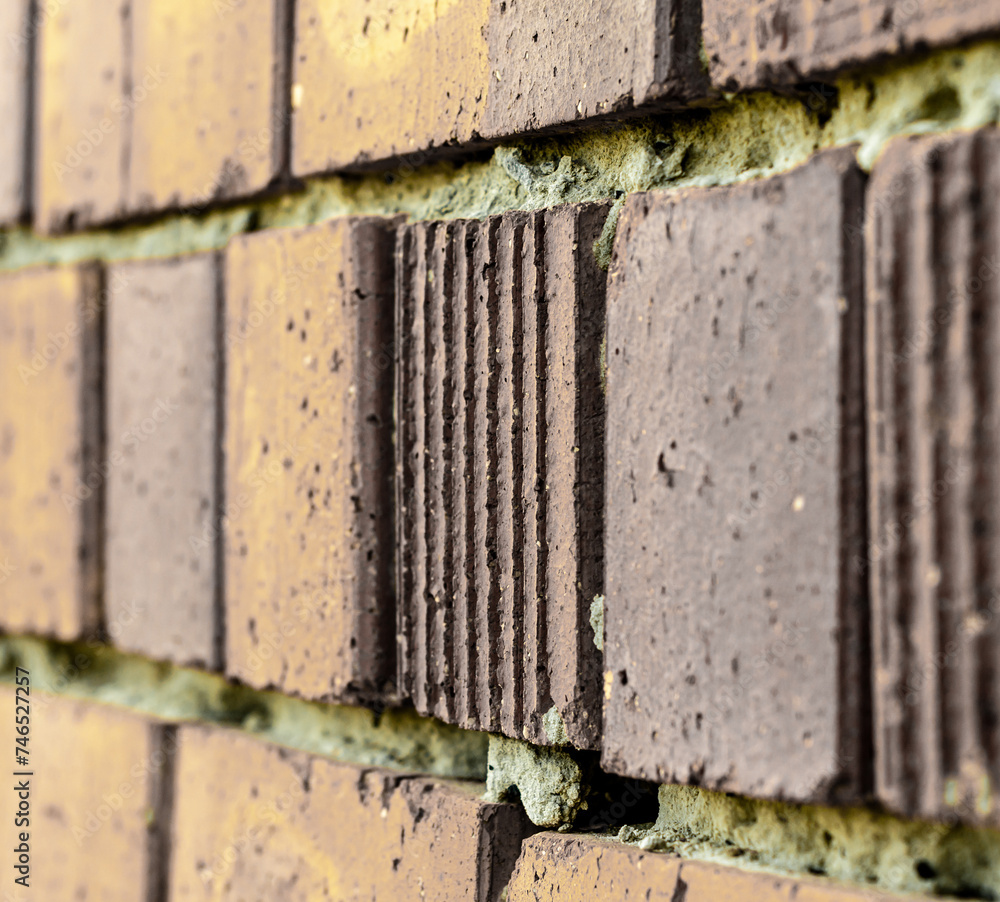 texture of an old orange brick wall closeup texture of an old orange brick wall closeup