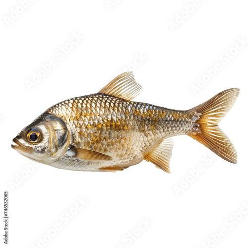Fish isolated on transparent background Generative Ai 
