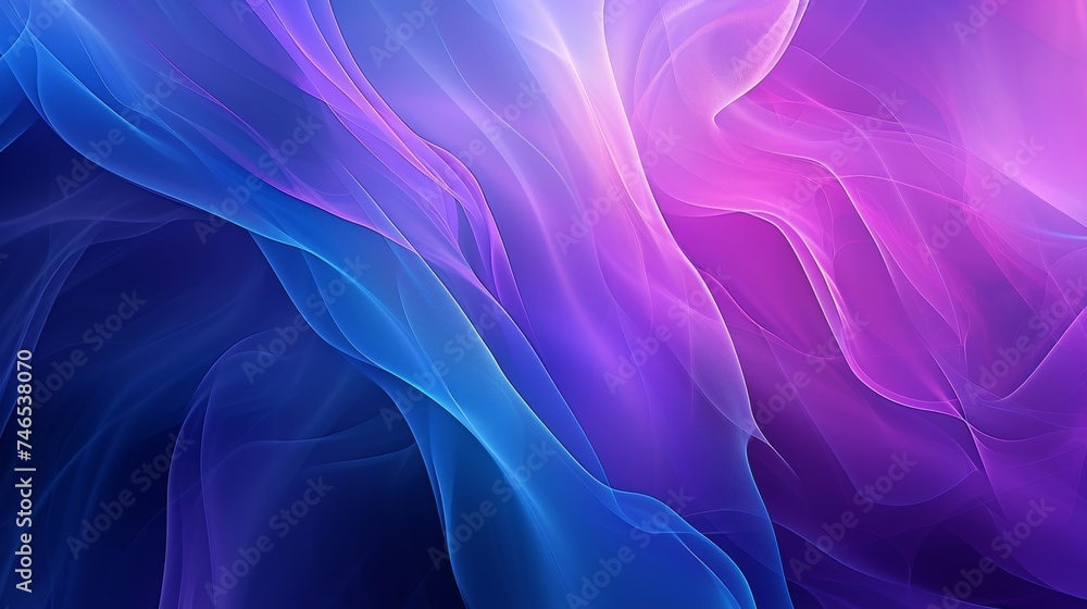 Generative AI image of abstract background image, pastel colors, dark purple, blue colors, gradient style,highly detailed,8k