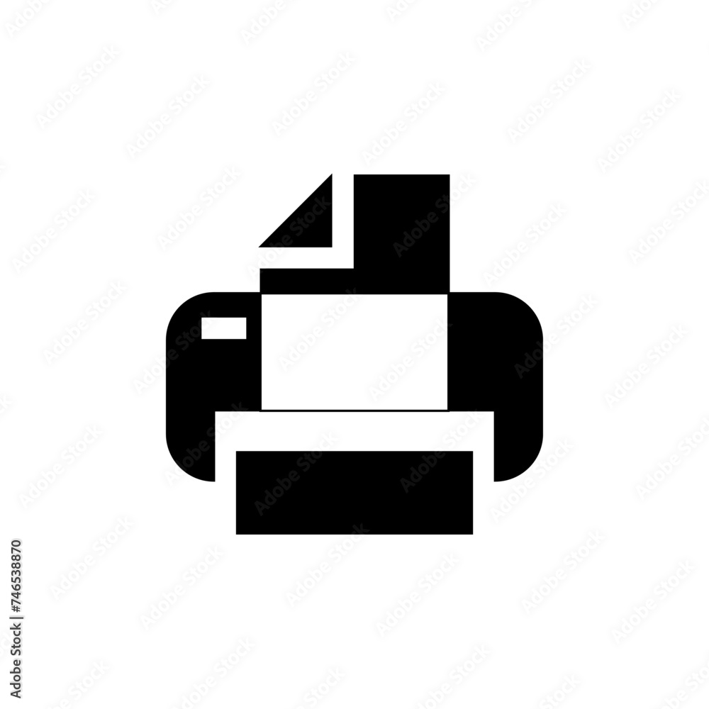 Printer Icon Vector Design Template. Print paper or document sign. Home printer icon. Flat illustration of home printer vector icon for web design Printer Icon Vector Design Template. Print paper or document sign. Home printer icon. Flat illustration of home printer vector icon for web design