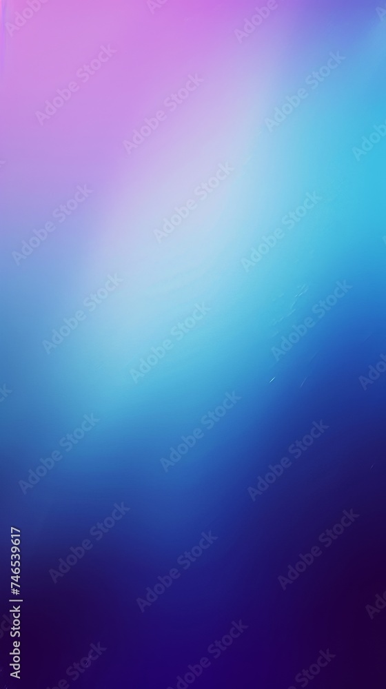 Generative AI image of background gradient, blue shades with purples, blurred