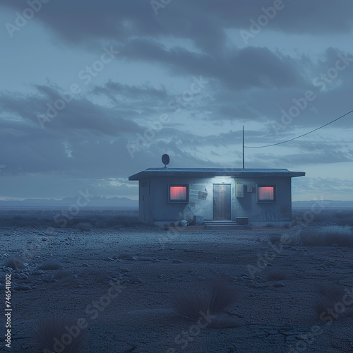 Isolated house
