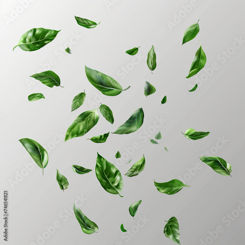 green leaves background