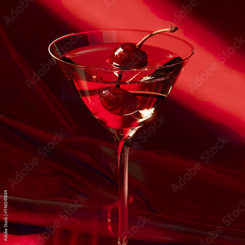 glass of red wine