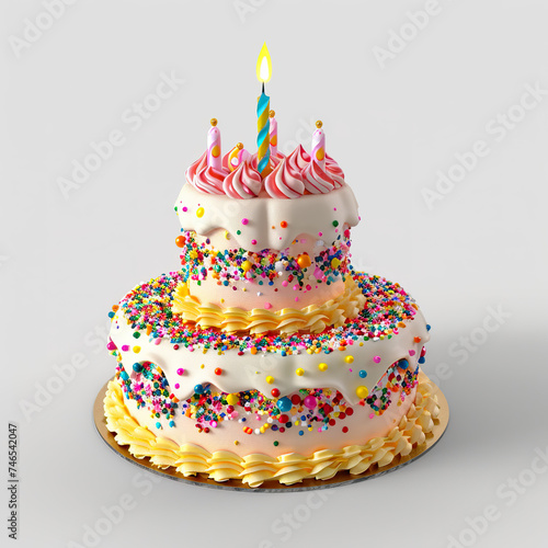 cake with candles