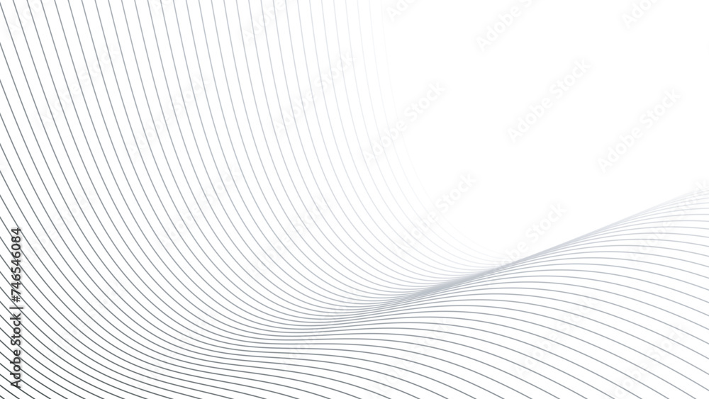 Naklejka premium Line wave abstract stripes design wallpaper background vector image for backdrop or presentation