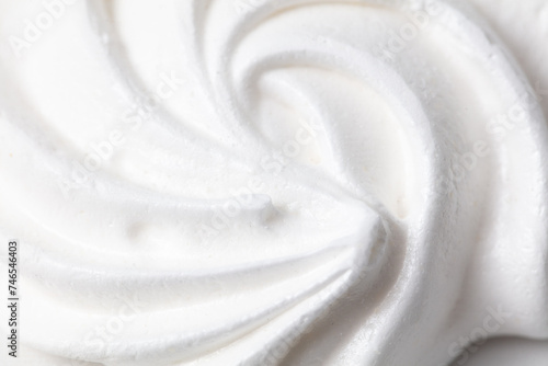 Close-up of white creamy marshmallow