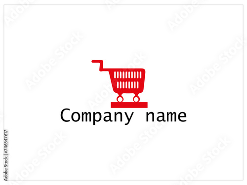 Groceries logo, icon, vector, template, isolate.