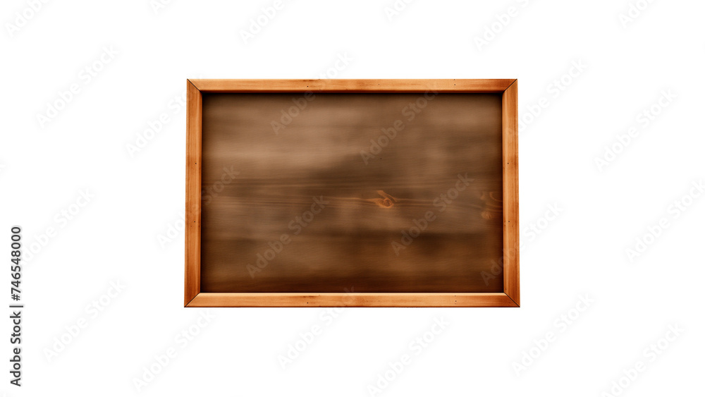 Isolated blank board. Wooden board on transparent background Isolated blank board. Wooden board on transparent background