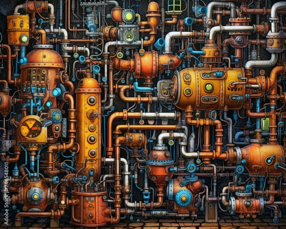 Steampunk theme background
Steampunk theme background