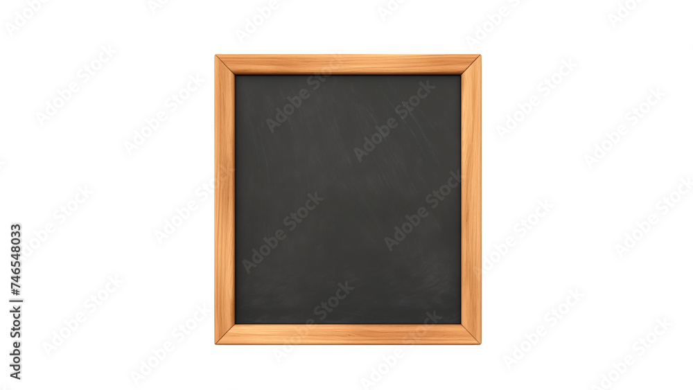 Isolated blank board for chalk. School board cut out Isolated blank board for chalk. School board cut out