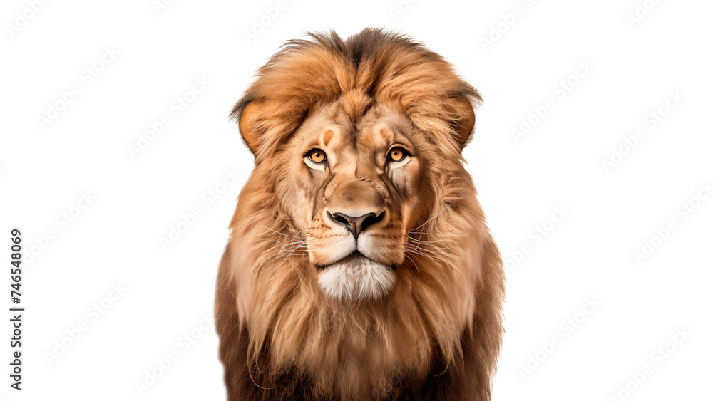 Lion animal cut out. Lion on transparent background