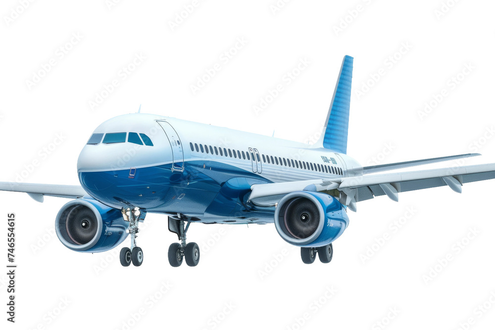 Airplane isolated on transparent background