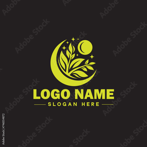  Environmental logo ecologic green nature farm business logo icon editable vector