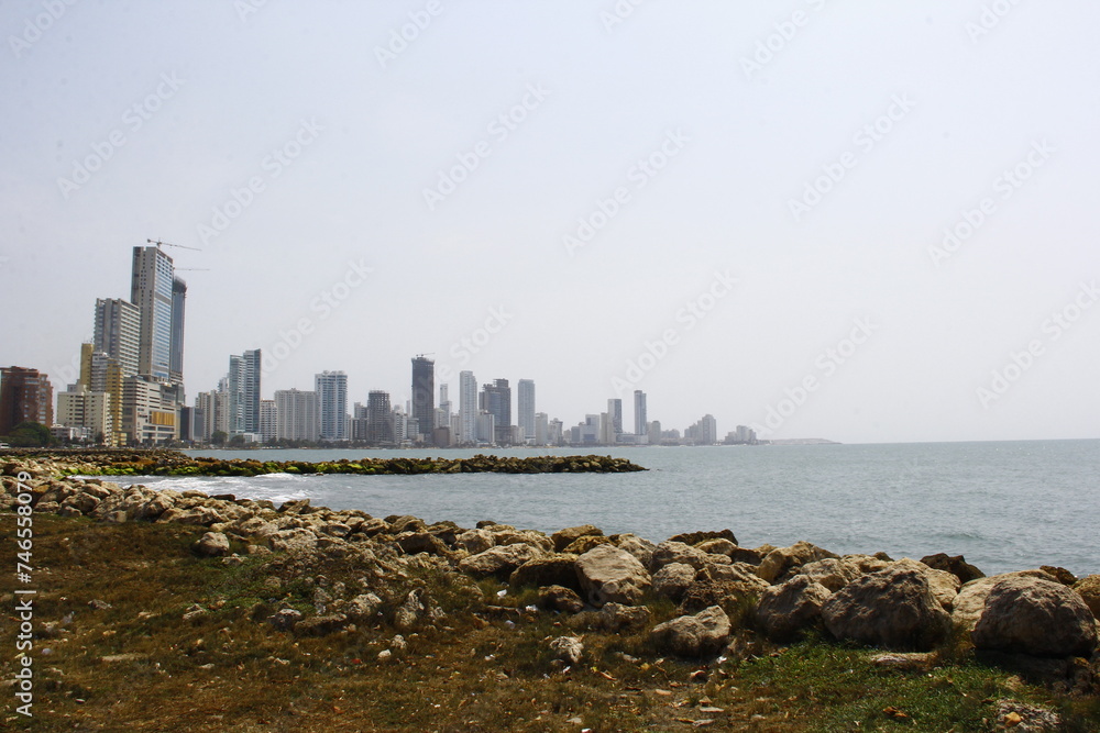 Fototapeta premium Playa Cartagena