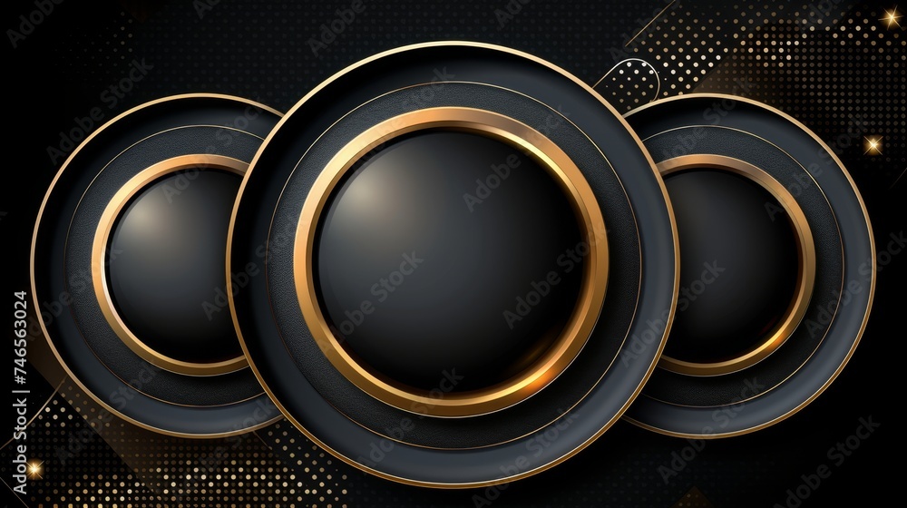 Sophisticated 3d business background with gold and black sparkles for elegant designs Sophisticated 3d business background with gold and black sparkles for elegant designs