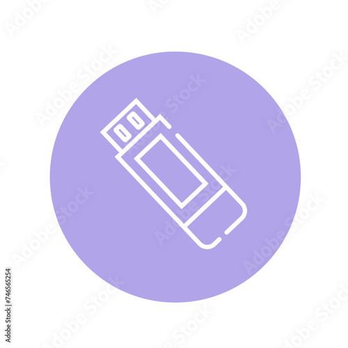 USB icon vector