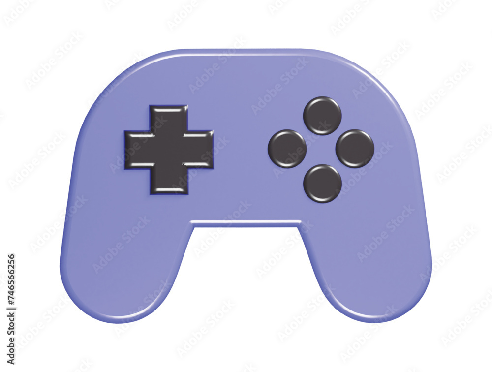 Game icon 3d render illustration Game icon 3d render illustration