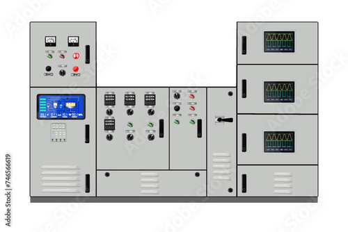 Control Panel. Production control panel and control of computer devices. Touchpad.	
