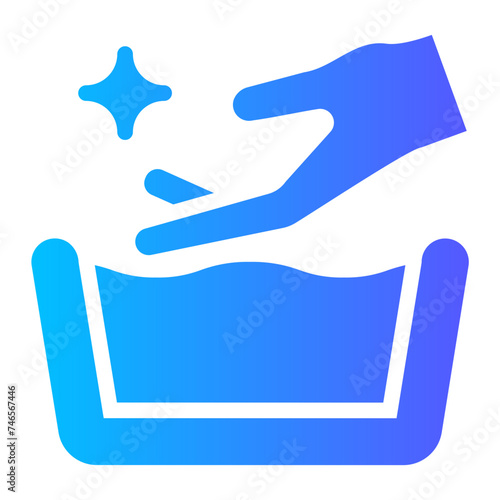 handwash gradient icon