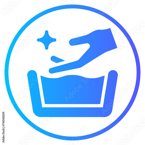 handwash gradient icon