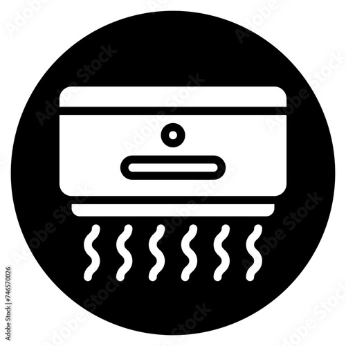 hand dryer glyph icon