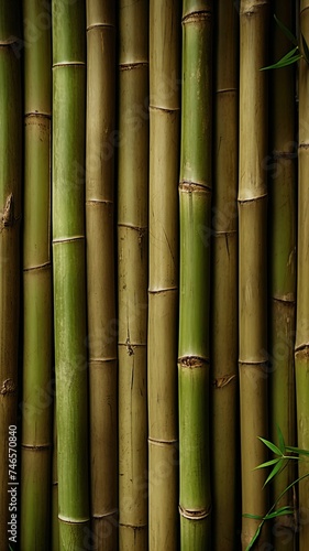 Bamboo background bright coloured vertical illustration, artistic modern futuristic print, artwork. For poster, cover, presentation, wallpaper