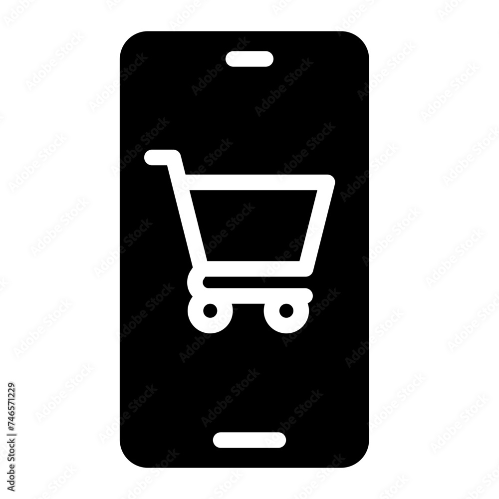 Shopping Online on Website or Mobile Application Vector Icon. E-shop icon. Web sale sign Marketing and Digital marketing Add to cart shopping online icon Shopping Online on Website or Mobile Application Vector Icon. E-shop icon. Web sale sign Marketing and Digital marketing Add to cart shopping online icon