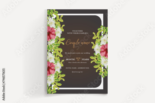 Save the date wedding invitation templates