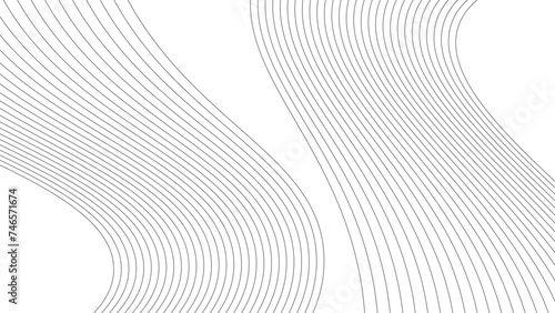 Line wave abstract stripes design wallpaper background vector image for backdrop or presentation photo