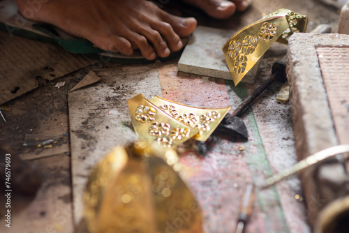 Craftsmen of traditional muslim lantern lamps in Cianjur are called 