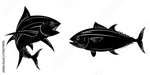 tuna fish silhouette
